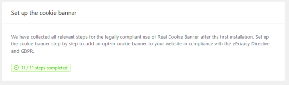 Real Cookie Banner: Checkliste